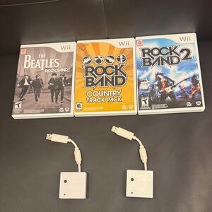 Wii Rock Band Game Bundle